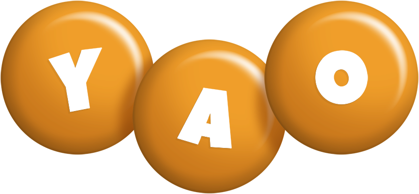 Yao candy-orange logo