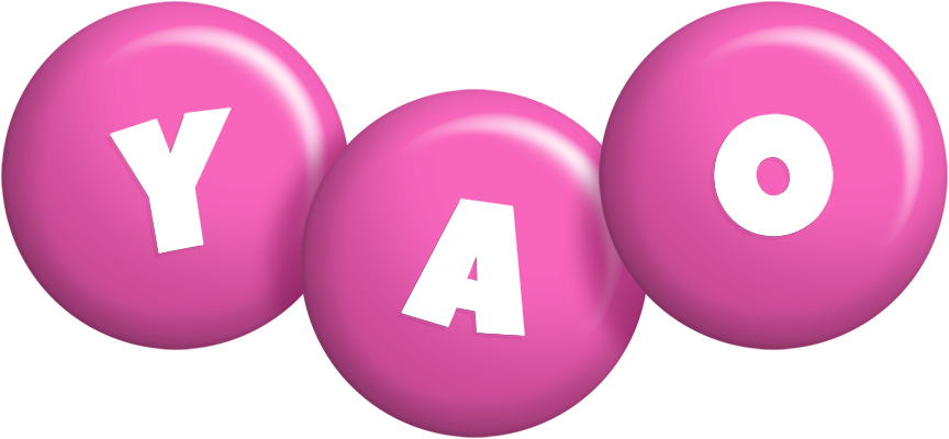 Yao candy-pink logo