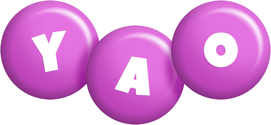 Yao candy-purple logo