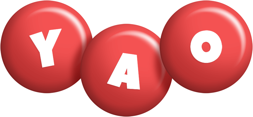 Yao candy-red logo