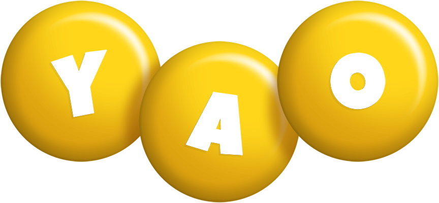 Yao candy-yellow logo