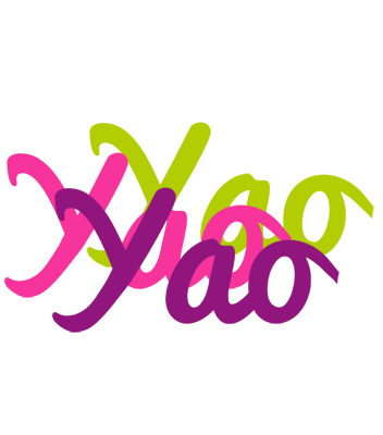 Yao flowers logo