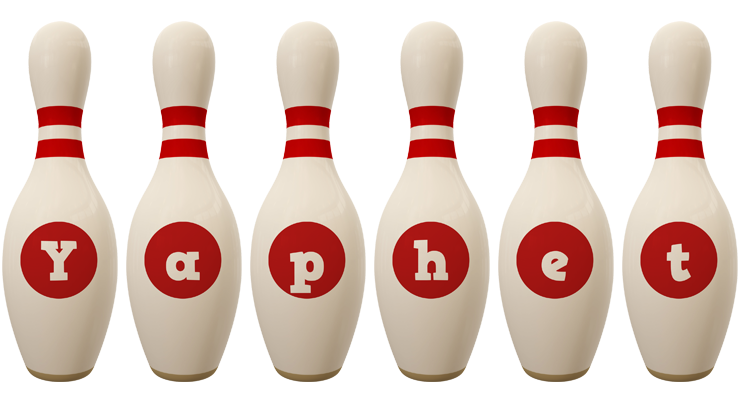 Yaphet bowling-pin logo