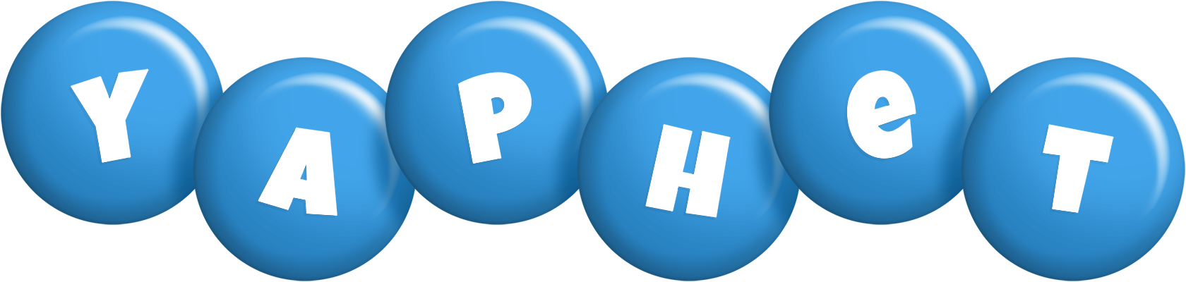 Yaphet candy-blue logo