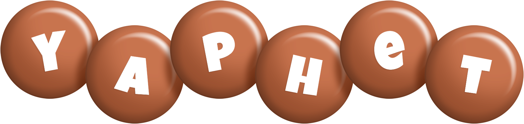 Yaphet candy-brown logo