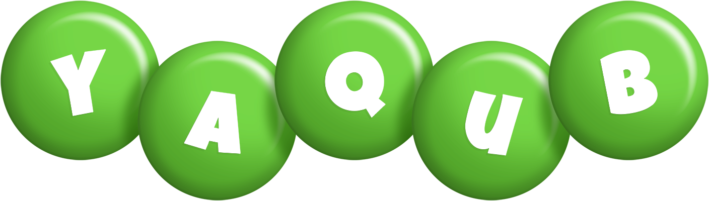 Yaqub candy-green logo