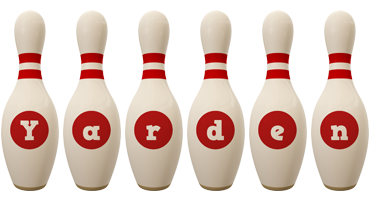 Yarden bowling-pin logo