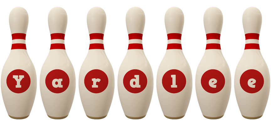 Yardlee bowling-pin logo