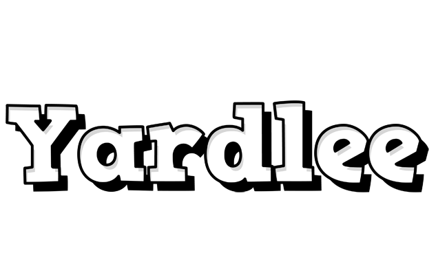 Yardlee snowing logo