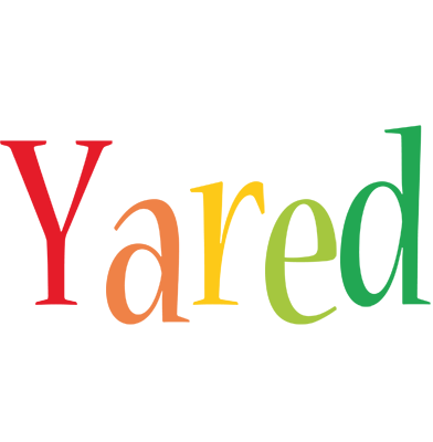 Yared birthday logo