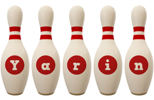 Yarin bowling-pin logo