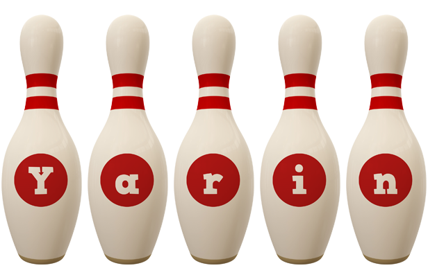 Yarin bowling-pin logo