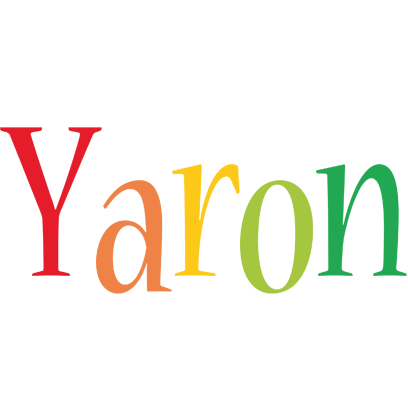 Yaron birthday logo