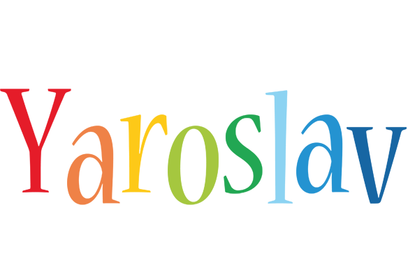 Yaroslav birthday logo
