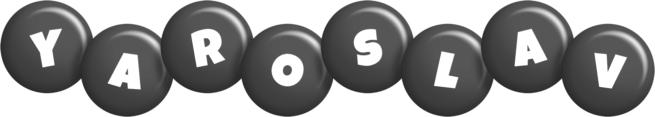 Yaroslav candy-black logo