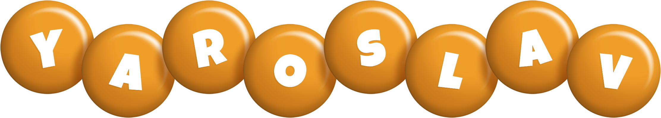 Yaroslav candy-orange logo