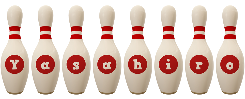 Yasahiro bowling-pin logo