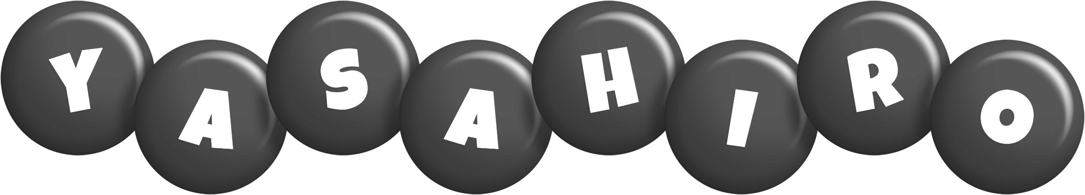 Yasahiro candy-black logo