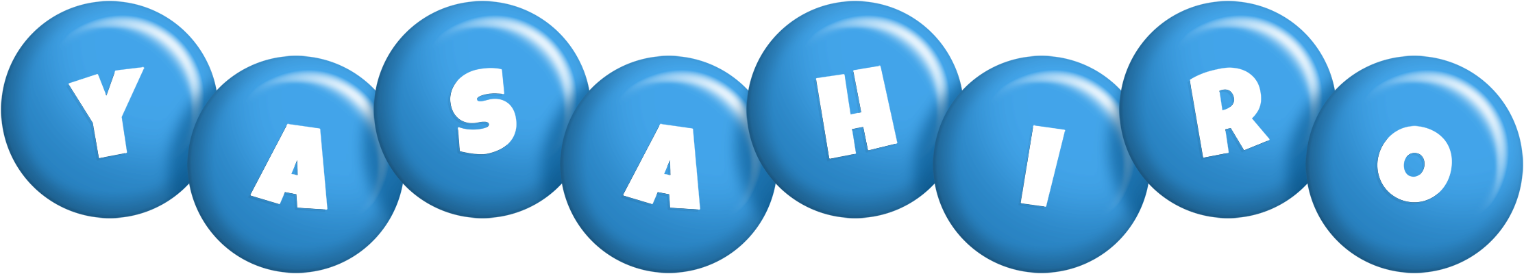 Yasahiro candy-blue logo