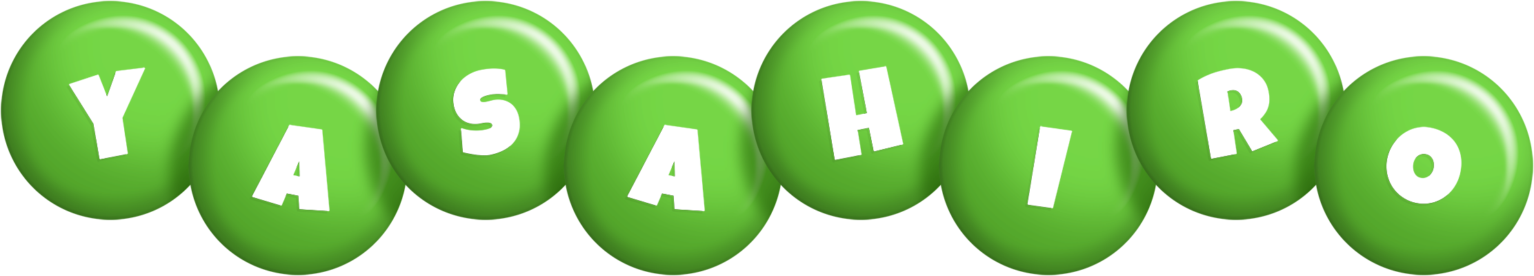 Yasahiro candy-green logo
