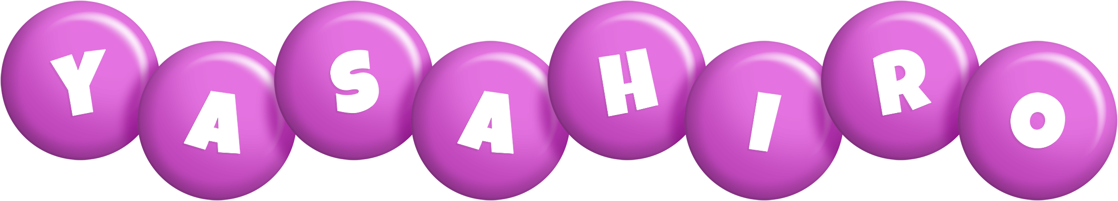 Yasahiro candy-purple logo