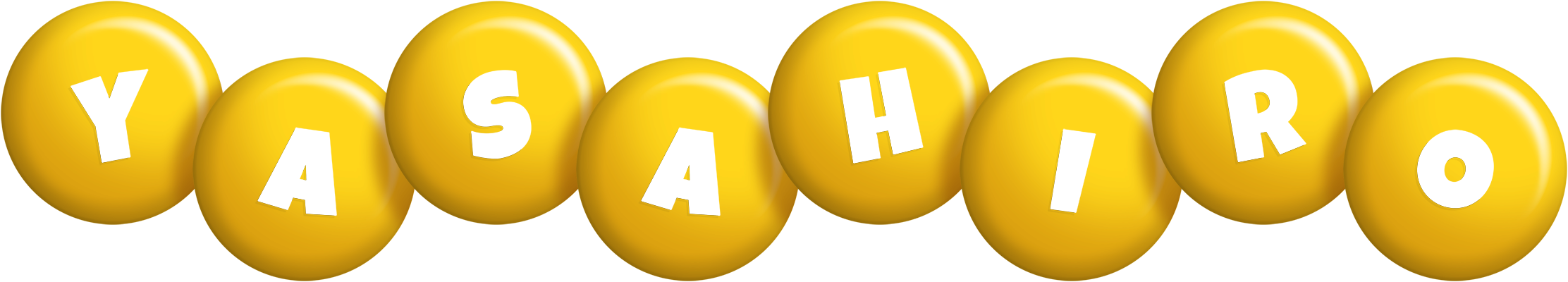 Yasahiro candy-yellow logo