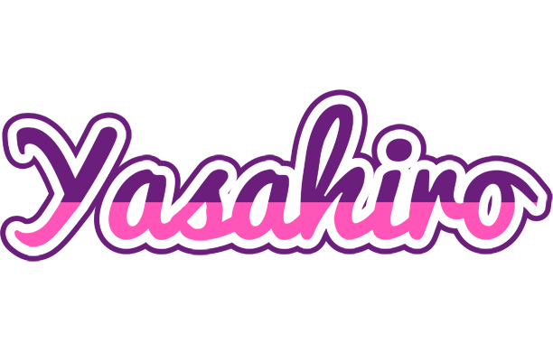 Yasahiro cheerful logo