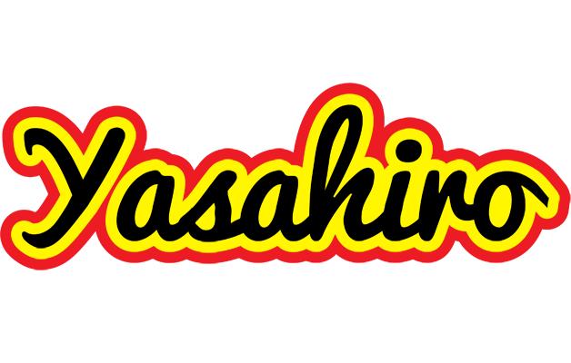 Yasahiro flaming logo