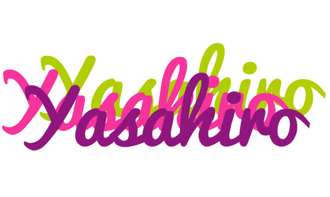 Yasahiro flowers logo