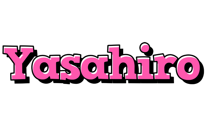 Yasahiro girlish logo