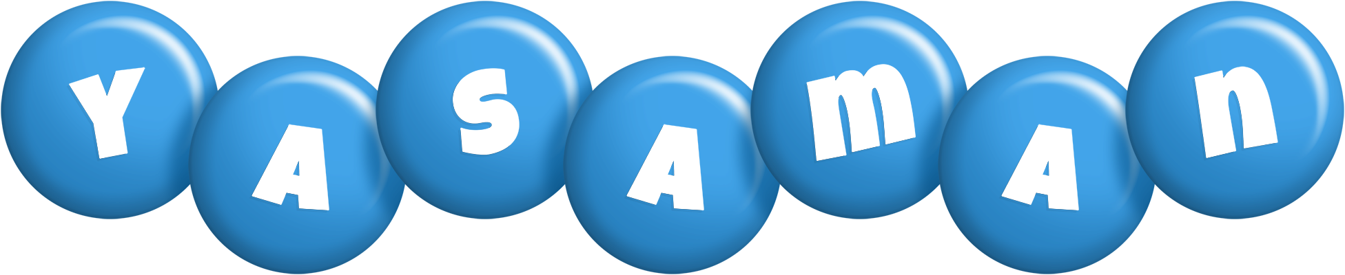 Yasaman candy-blue logo