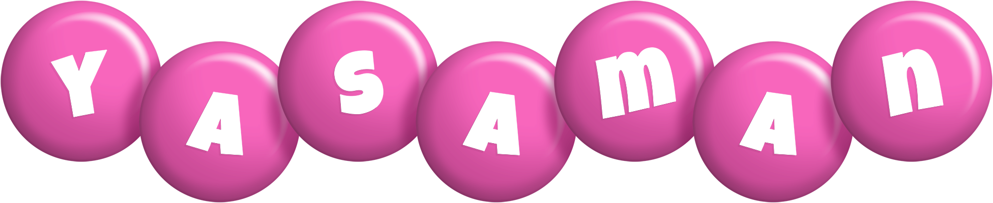 Yasaman candy-pink logo