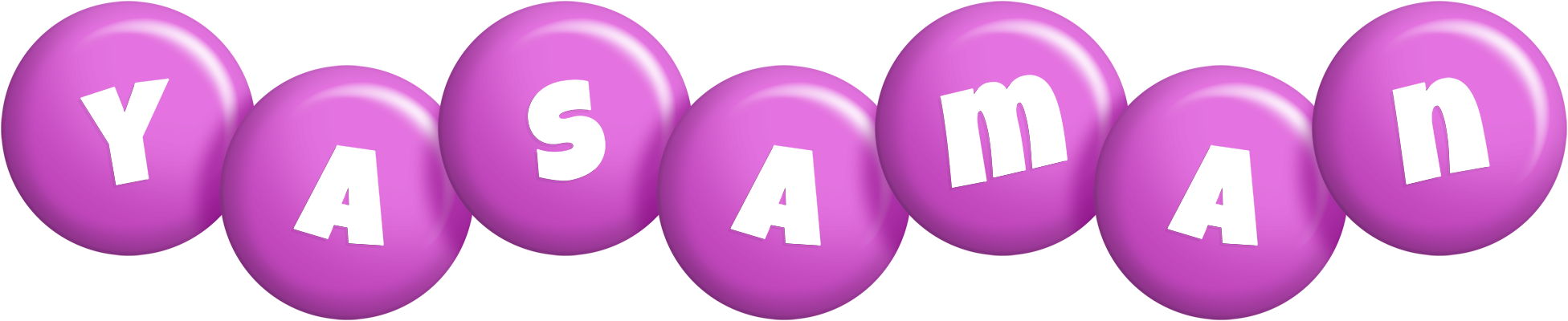 Yasaman candy-purple logo
