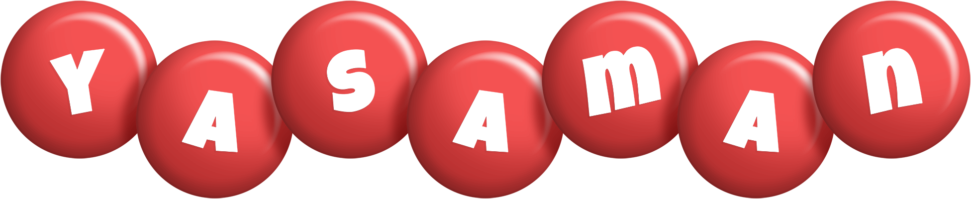 Yasaman candy-red logo