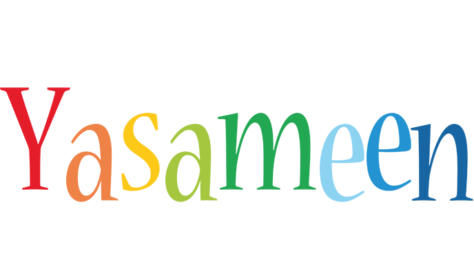 Yasameen birthday logo