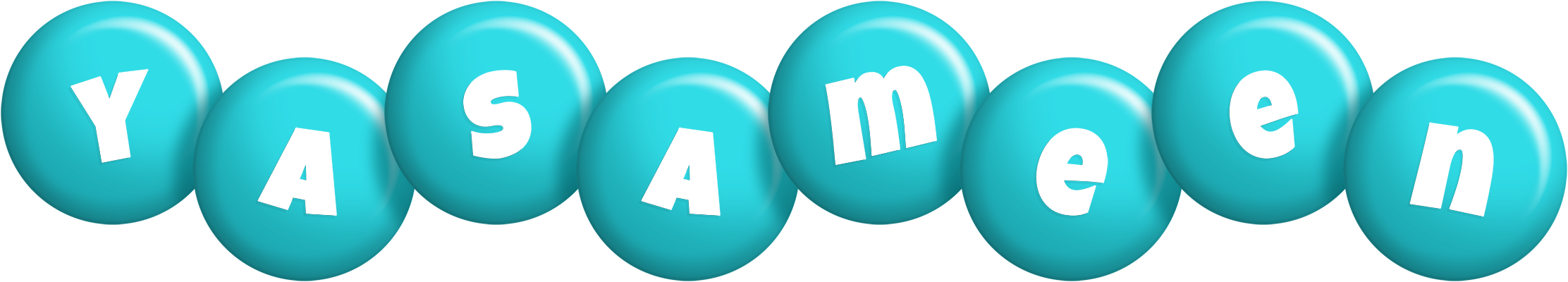 Yasameen candy-azur logo