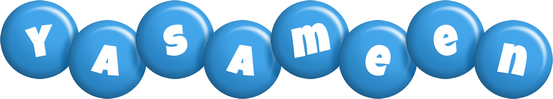 Yasameen candy-blue logo