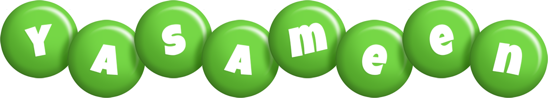 Yasameen candy-green logo