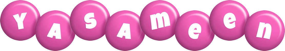 Yasameen candy-pink logo