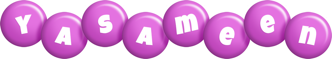 Yasameen candy-purple logo