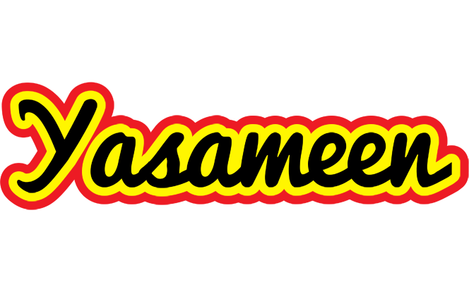 Yasameen flaming logo