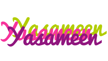 Yasameen flowers logo