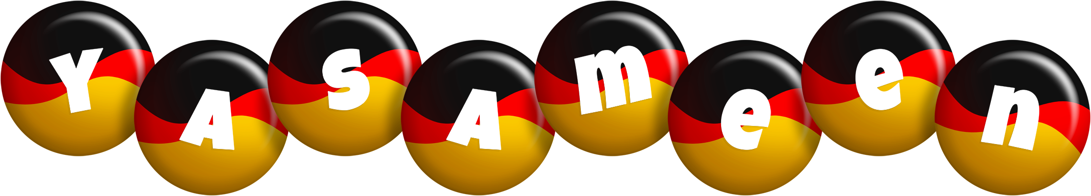 Yasameen german logo