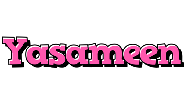 Yasameen girlish logo