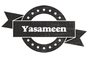 Yasameen grunge logo