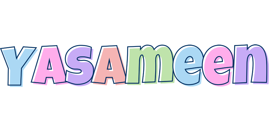 Yasameen pastel logo