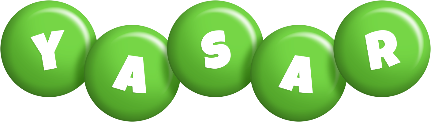 Yasar candy-green logo