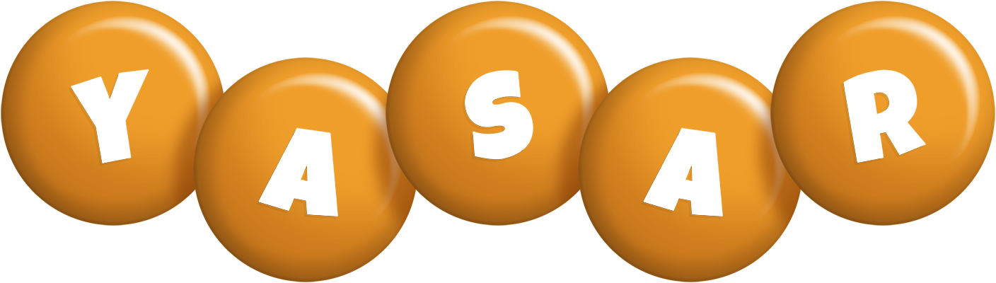 Yasar candy-orange logo