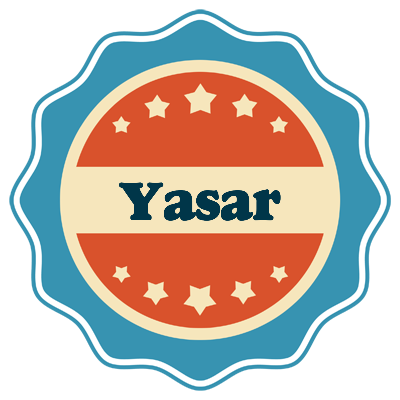 Yasar labels logo