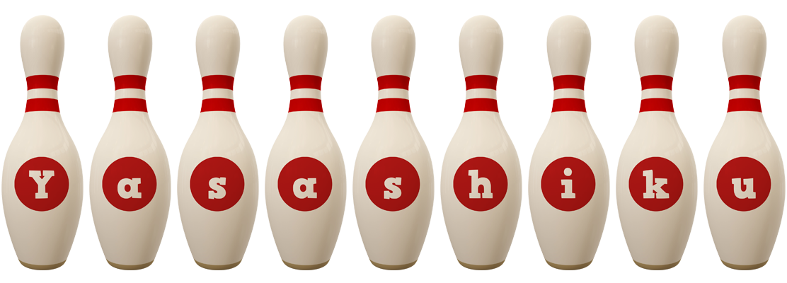 Yasashiku bowling-pin logo